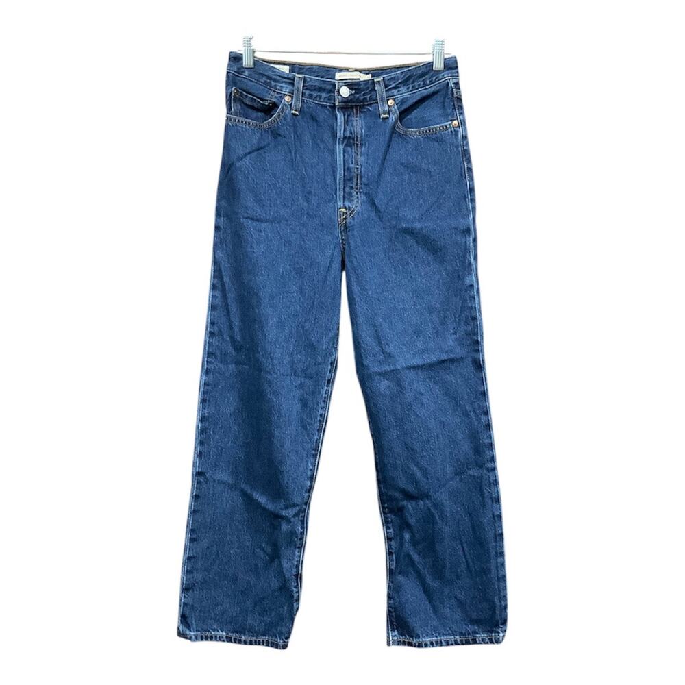 Levi’s Ribcage Straight Ankle Premium Jeans Women Blue 29
